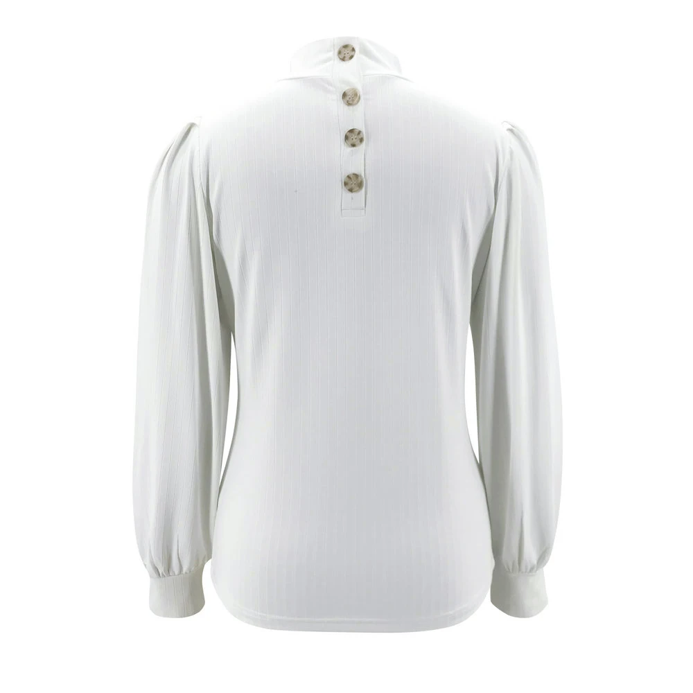 IZALEWIS Women Turtleneck Temperament Commuter Button White Slim Top Fall 2020 Women Clothing Lantern Sleeve England Style
IZALEWIS Women Turtleneck Temperament Commuter Button White Slim Top Fall 2020 Women Clothing Lantern Sleeve England Style