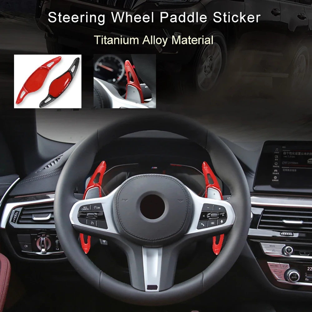 2pcs for BMW G20 G30 G32 G11 G12 G01 Accessories Aluminum Alloy Car Steering Wheel Shift Paddles Gear Shifter Extension
2pcs for BMW G20 G30 G32 G11 G12 G01 Accessories Aluminum Alloy Car Steering Wheel Shift Paddles Gear Shifter Extension