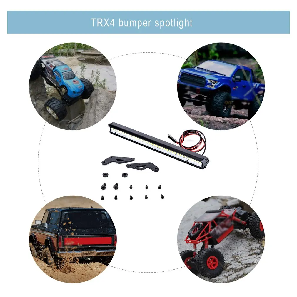 1/10 Crawler Accessory Luminous Roof LED Lamp Bar Flashing Car Lamp for Traxxas -4 SCX10 90046 Crawlers RC Car Parts
1/10 Crawler Accessory Luminous Roof LED Lamp Bar Flashing Car Lamp for Traxxas -4 SCX10 90046 Crawlers RC Car Parts