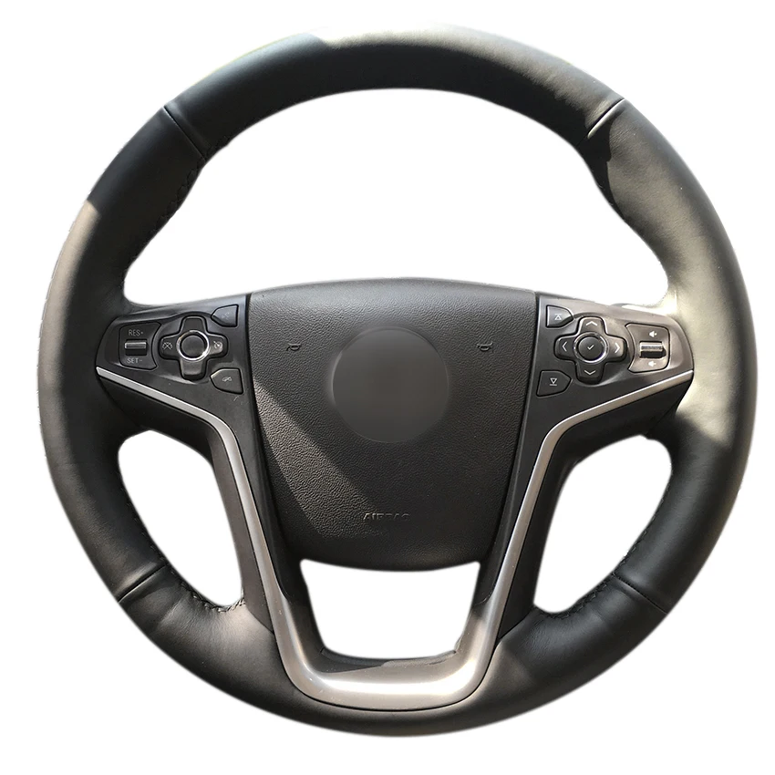 Hand Sew Black Genuine Leather Comfortable Breathable Custom Car Steering Wheel Cover for Buick Lacrosse 2013 2014 2015
Hand Sew Black Genuine Leather Comfortable Breathable Custom Car Steering Wheel Cover for Buick Lacrosse 2013 2014 2015