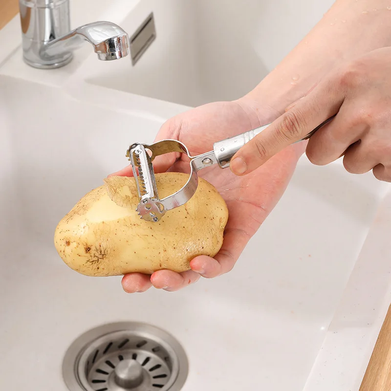1PCS Portable Stainless Steel Potato Cucumber Carrot Grater Julienne Peeler Vegetables Fruit Peeler Vegetable Slicer
1PCS Portable Stainless Steel Potato Cucumber Carrot Grater Julienne Peeler Vegetables Fruit Peeler Vegetable Slicer