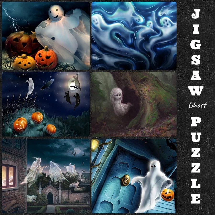 500/1000 Pieces Wooden Jigsaw Puzzle Toy of Ghost Painting for Halloween Day DIY Personal Customized Puzzle
500/1000 Pieces Wooden Jigsaw Puzzle Toy of Ghost Painting for Halloween Day DIY Personal Customized Puzzle