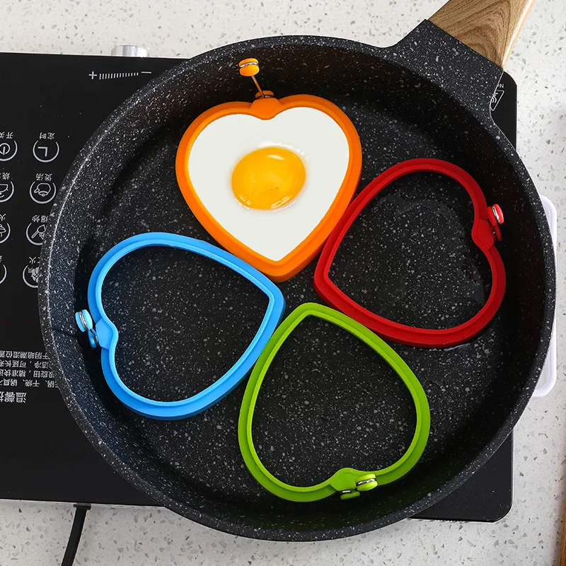 Silicone Round Love Fried Egg Mold Pancake Shaper Omelette High Temperature Resistance Fry Non-Stick Cooking Tools Accessories
Silicone Round Love Fried Egg Mold Pancake Shaper Omelette High Temperature Resistance Fry Non-Stick Cooking Tools Accessories