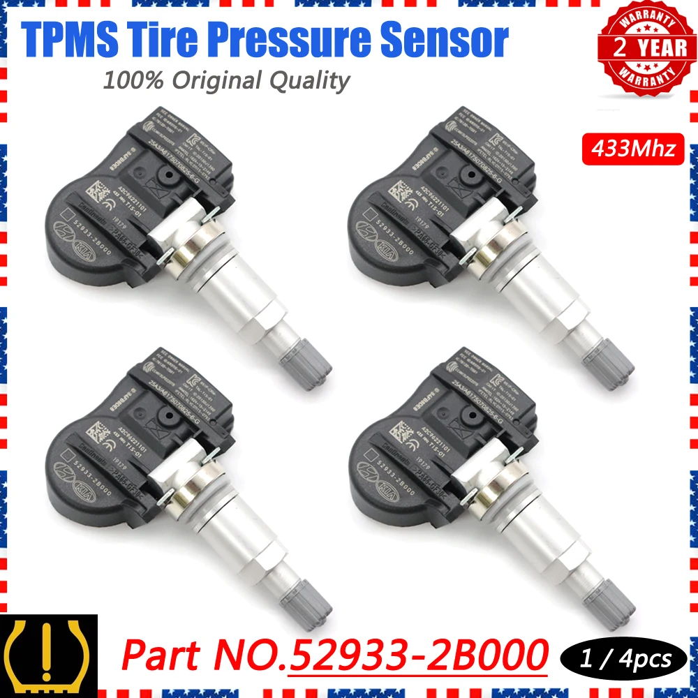 Датчик давления в шинах Xuan TPMS, система контроля давления в шинах 52933-2B000 для Hyundai Santa Fe Sonata Kia 2012 433 МГц 529332B000 
Датчик давления в шинах Xuan TPMS, система контроля давления в шинах 52933-2B000 для Hyundai Santa Fe Sonata Kia 2012 433 МГц 529332B000