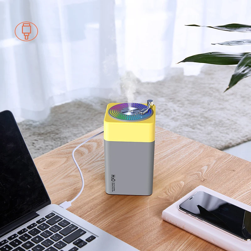 Air Humidifier 350mL USB Ultrasonic Disc Dazzle Air Humidificador Aroma Oil Diffuser Car Mist Maker With Colorful Light For Home
Air Humidifier 350mL USB Ultrasonic Disc Dazzle Air Humidificador Aroma Oil Diffuser Car Mist Maker With Colorful Light For Home