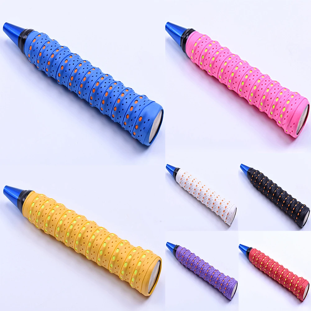 Sports Anti Slip Badminton Accessories Breathable Multipurpose Perforated PU Colorful Professional Grip Tape
Sports Anti Slip Badminton Accessories Breathable Multipurpose Perforated PU Colorful Professional Grip Tape