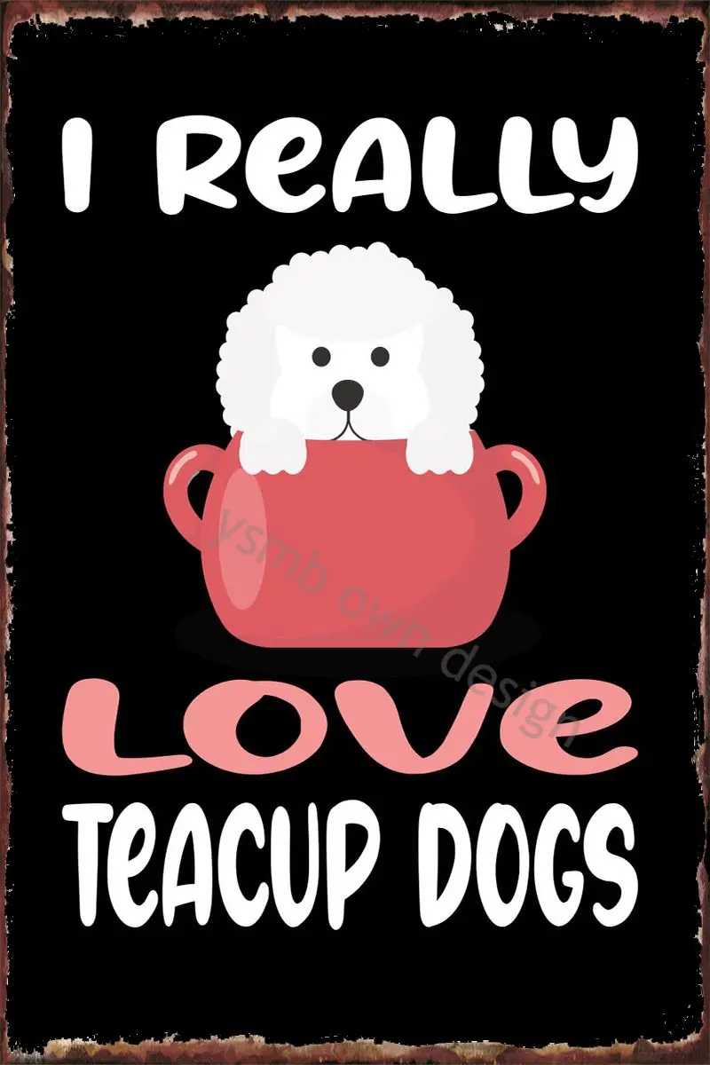 Оловянная табличка с надписью «I very Love Teacup Dogs», винтажный металлический Ретро-знак, настенный Декор для дома, клуба, мужской пещеры, кафе, паб...
Оловянная табличка с надписью «I very Love Teacup Dogs», винтажный металлический Ретро-знак, настенный Декор для дома, клуба, мужской пещеры, кафе, паб...