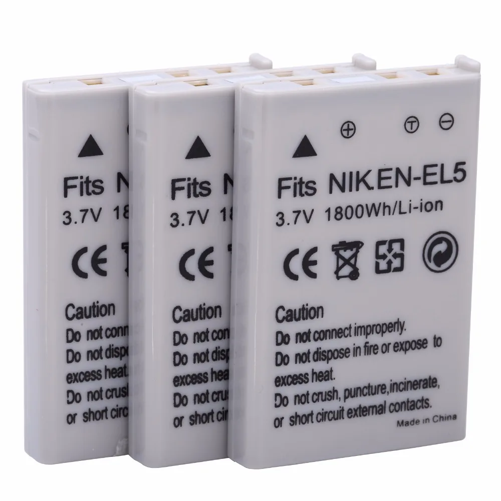 3 шт., аккумулятор для фотоаппарата 3,7 в, 1800 мАч, EN EL5 ENEL5, для NIKON Coolpix 3700, 4200, P5000, 5200, 5900, 7900, S10, P3, P4 +, оптовая продажа
3 шт., аккумулятор для фотоаппарата 3,7 в, 1800 мАч, EN EL5 ENEL5, для NIKON Coolpix 3700, 4200, P5000, 5200, 5900, 7900, S10, P3, P4 +, оптовая продажа