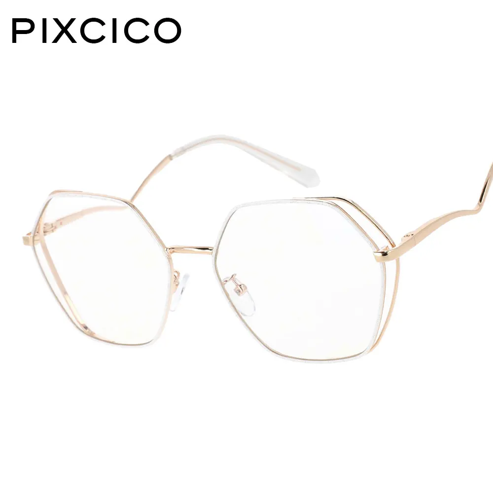 53202 Lentes De Descanso Luz Azul Metal Ladies Eyewear Big Hexagon Decorative Vintage Gaming Computer Glasses Women's Spectacles
53202 Lentes De Descanso Luz Azul Metal Ladies Eyewear Big Hexagon Decorative Vintage Gaming Computer Glasses Women's Spectacles