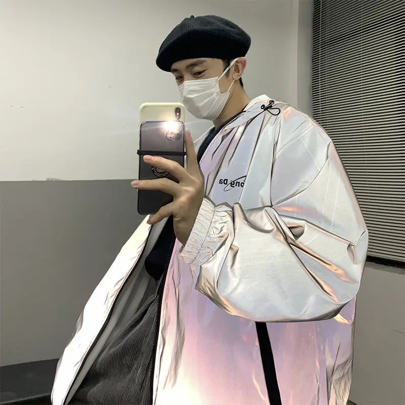 Sports fun run wear double-sided work jacket men's Korean fashion hip-hop reflective jacket casual students loose tide brand
Sports fun run wear double-sided work jacket men's Korean fashion hip-hop reflective jacket casual students loose tide brand