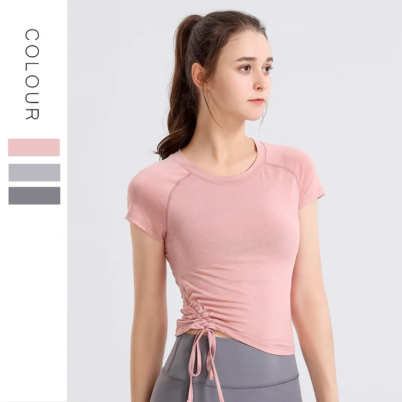Woman Sport Top Short Sleeve Yoga Tank Top For Fitness Blouses Crop T Shirt Gym Training Wear Ladies Workout Sportwear
Woman Sport Top Short Sleeve Yoga Tank Top For Fitness Blouses Crop T Shirt Gym Training Wear Ladies Workout Sportwear