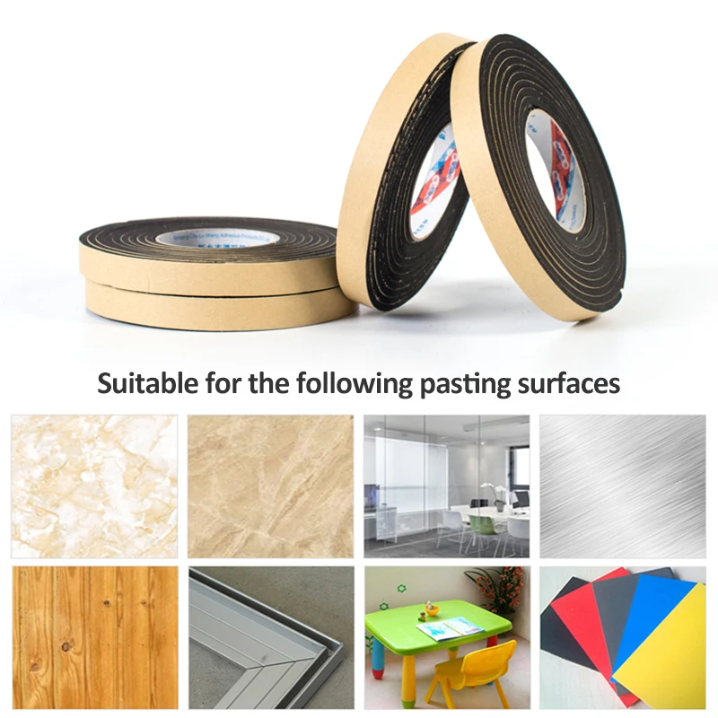 1Pcs 5m EVA Black Color Sponge Foam Super Sticky Rubber 3mm Non-Slip Strong Stripsealing Shockproof Cushioning Tape Seal Strip
1Pcs 5m EVA Black Color Sponge Foam Super Sticky Rubber 3mm Non-Slip Strong Stripsealing Shockproof Cushioning Tape Seal Strip