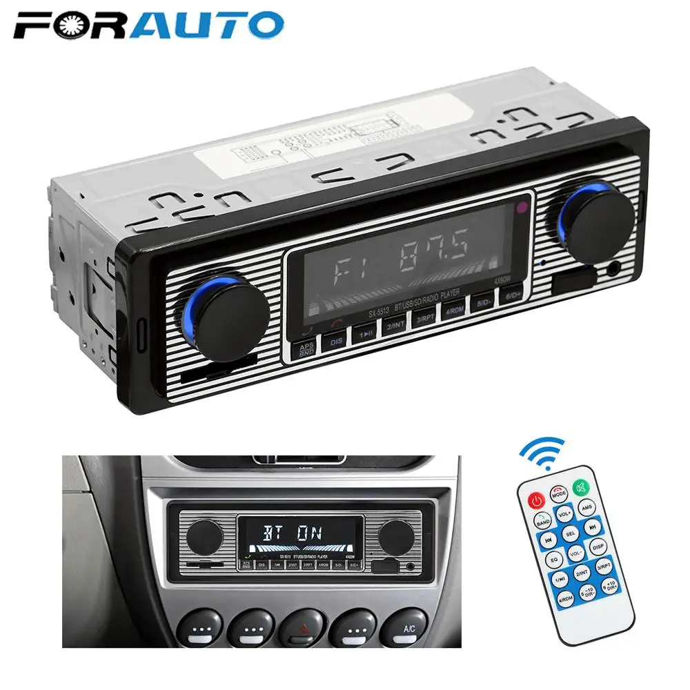 Bluetooth Wireless Audio FM MP3 Multimedia Player TF USB AUX Support Vintage 12V Car Radio Stereo In-dash
Bluetooth Wireless Audio FM MP3 Multimedia Player TF USB AUX Support Vintage 12V Car Radio Stereo In-dash