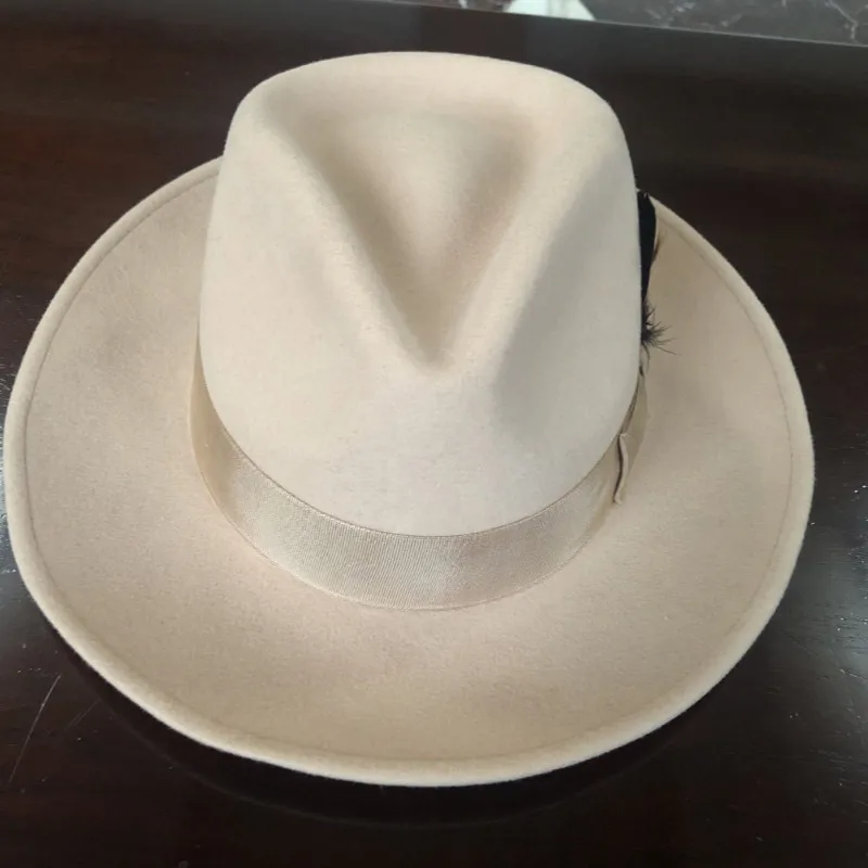 H3571 Women Wool Felt Fedoras Hat Men Gentleman Jazz Cap Female Autumn Winter Church Party Outdoor Shopping Simple Casual Hats
H3571 Women Wool Felt Fedoras Hat Men Gentleman Jazz Cap Female Autumn Winter Church Party Outdoor Shopping Simple Casual Hats