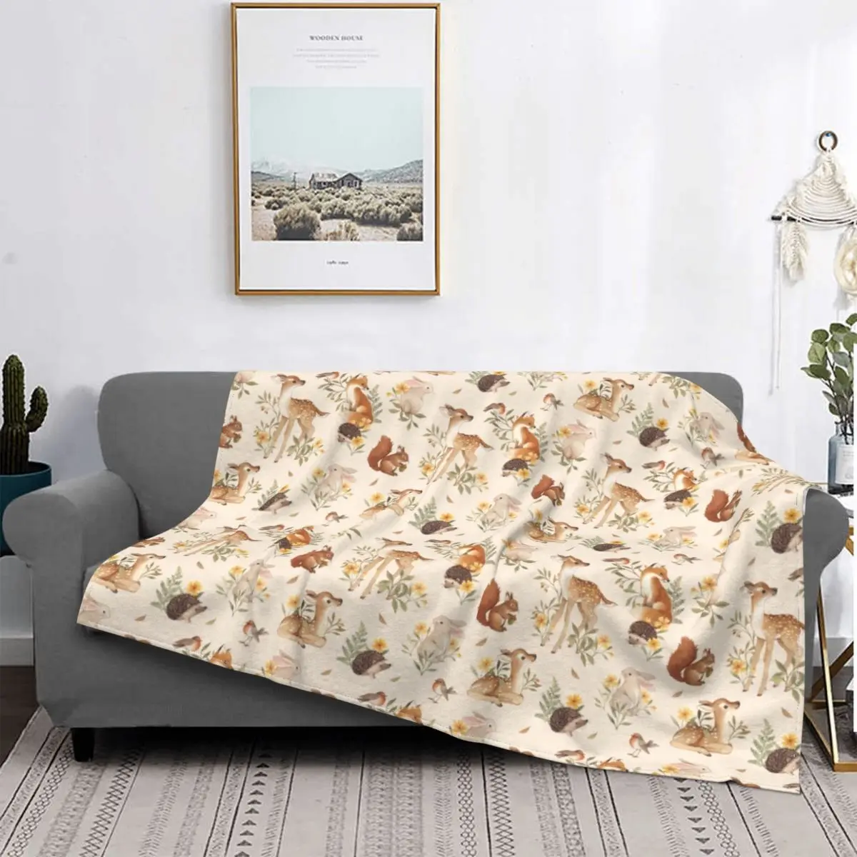 Meadow Friends Blanket Cute Animal Fox Bedspread Plush Soft Cover Flannel Throw Blanket Bedding Bed Couch Velvet Gift
Meadow Friends Blanket Cute Animal Fox Bedspread Plush Soft Cover Flannel Throw Blanket Bedding Bed Couch Velvet Gift