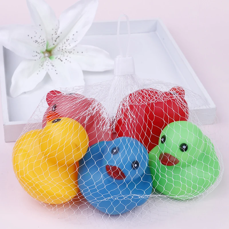 5PCS 7*6cm Colorful Squeeze Sounding Dabbling Duck Bath Toy For Bathroom Water Pool Fun Toys For Girls Boys Gift 
5PCS 7*6cm Colorful Squeeze Sounding Dabbling Duck Bath Toy For Bathroom Water Pool Fun Toys For Girls Boys Gift