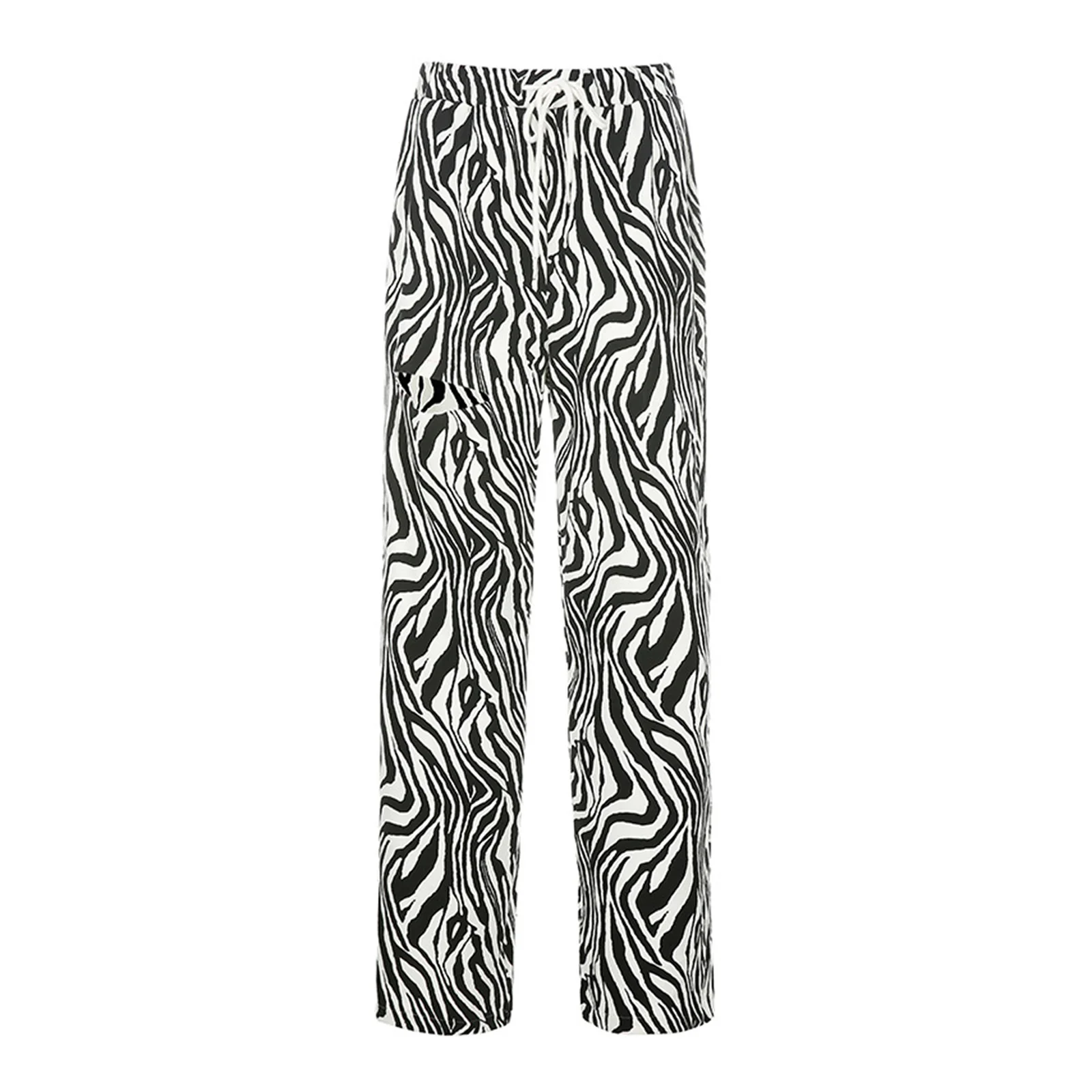 Women Fashion High Waist Zebra-stripe Pants Stylish Pants Casual Trousers for Ladies
Women Fashion High Waist Zebra-stripe Pants Stylish Pants Casual Trousers for Ladies