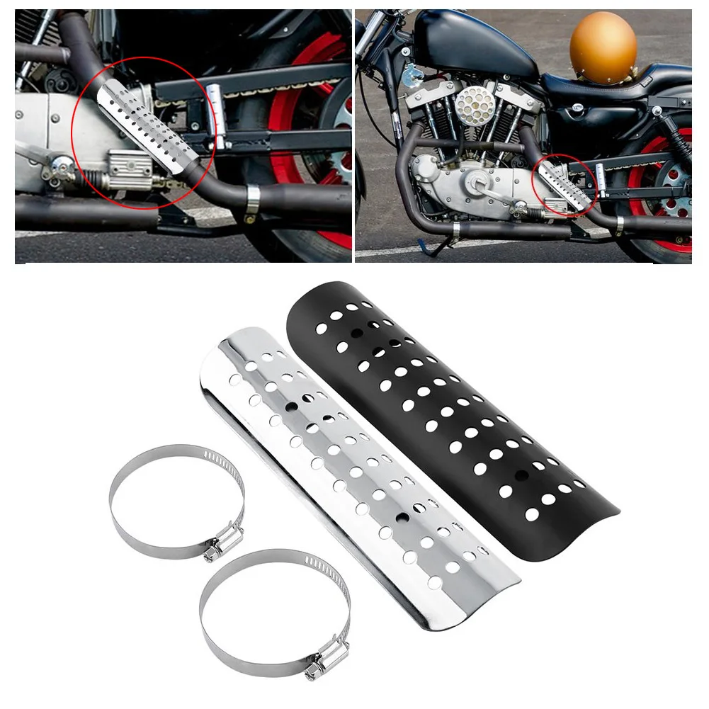 Motorcycle Exhaust Muffler Pipe Heat Shield Cover Heel Guard For Harley Chopper Cruiser Iron Horse
Motorcycle Exhaust Muffler Pipe Heat Shield Cover Heel Guard For Harley Chopper Cruiser Iron Horse