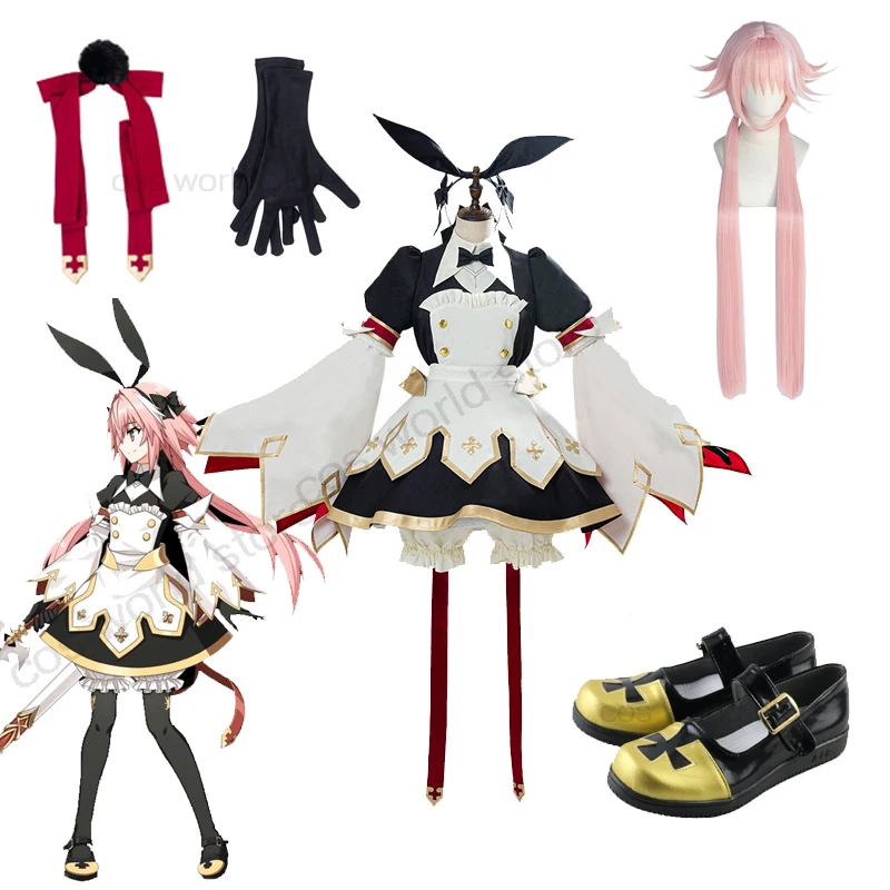 FGO Fate Grand Order Astolfo Saber Косплей Костюм женское платье горничная униформа наряд боевой парик обувь костюм Хэллоуин вечерние ринка костюм
FGO Fate Grand Order Astolfo Saber Косплей Костюм женское платье горничная униформа наряд боевой парик обувь костюм Хэллоуин вечерние ринка костюм