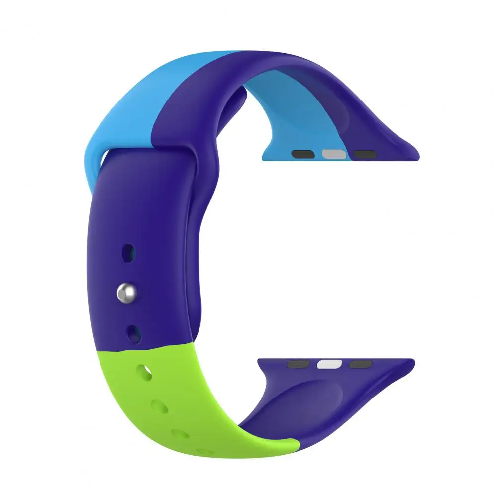 Wristwatch Strap Three-color Matching Mountaineering Buckle Design Silicone Multi-color Watch Strap for Apple Watch 1/2/3/4/5/6
Wristwatch Strap Three-color Matching Mountaineering Buckle Design Silicone Multi-color Watch Strap for Apple Watch 1/2/3/4/5/6