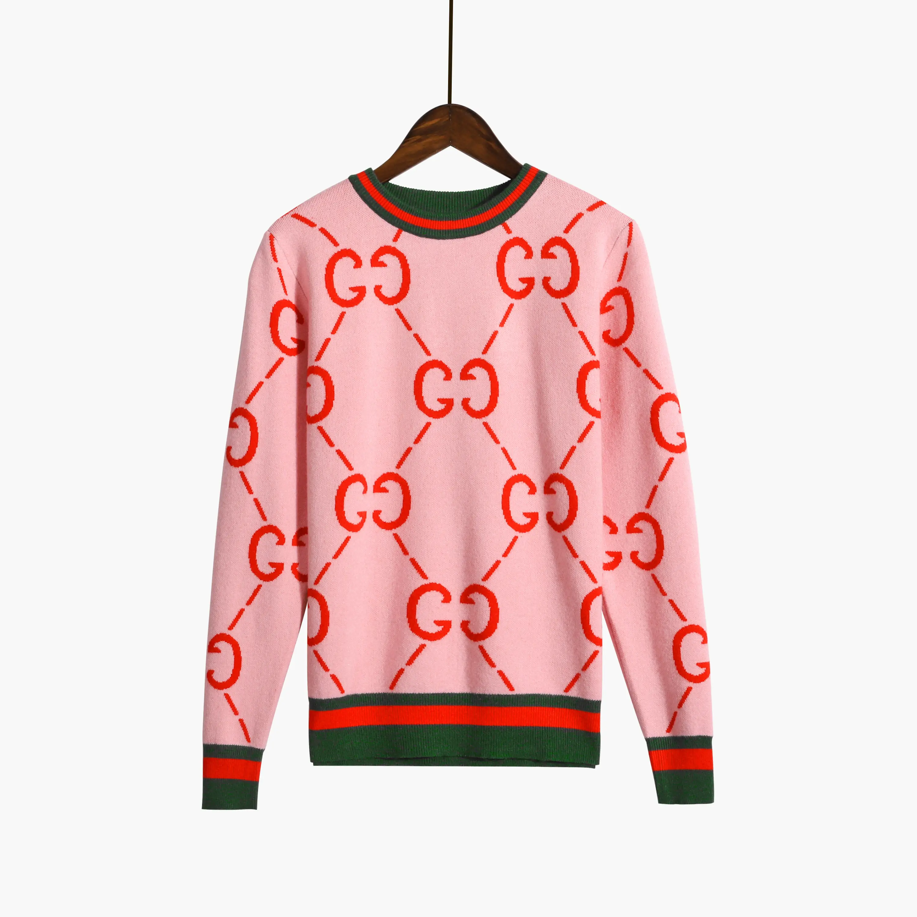 New style spring autumn bottoming versatile T-shirt women's sweet academy round neck g-letter sweater
New style spring autumn bottoming versatile T-shirt women's sweet academy round neck g-letter sweater