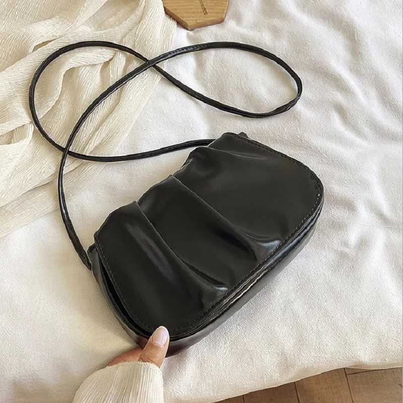 Women Cute Small PU Leather Crossbody Bags Fresh Solid Color Ruched Cloud Shoulder Bag Portable Wear-resistant Cell Phone Purse
Women Cute Small PU Leather Crossbody Bags Fresh Solid Color Ruched Cloud Shoulder Bag Portable Wear-resistant Cell Phone Purse