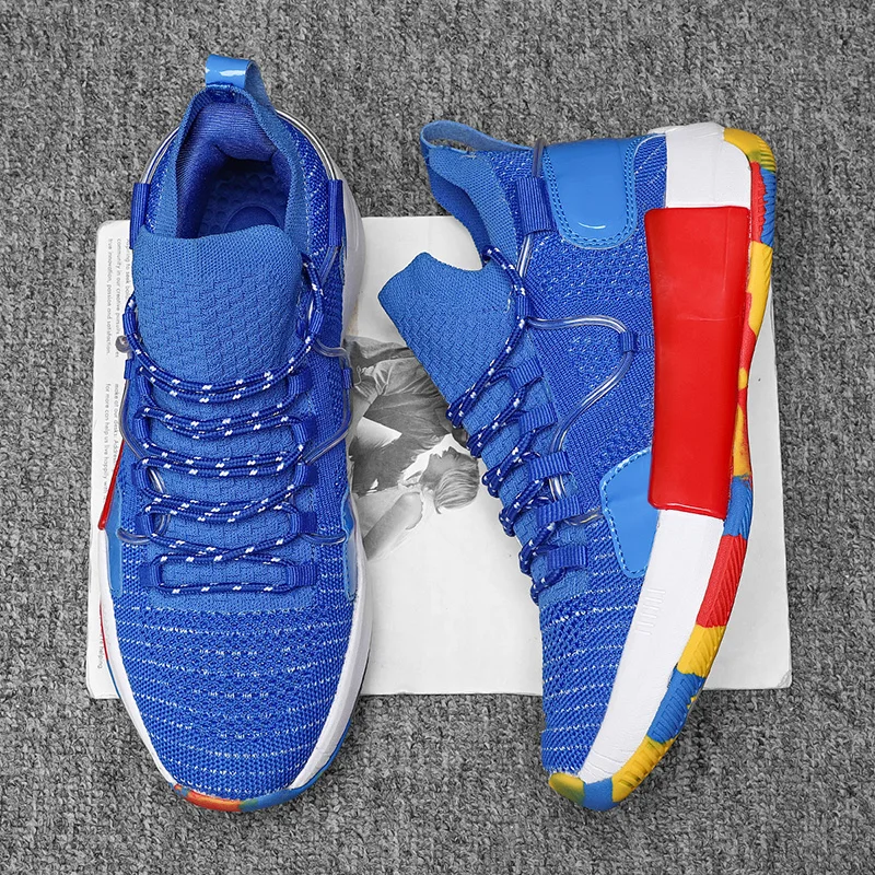 Basketball Sneakers Summer Mesh Breathable Air Good Elasticity Sport Trainers Big Size Lace Hiking Running Shoes
Basketball Sneakers Summer Mesh Breathable Air Good Elasticity Sport Trainers Big Size Lace Hiking Running Shoes