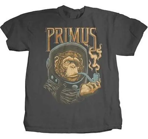 Аутентичная металлическая футболка Primus Astro Monkey Pipe Smoke Music Album S-Xl | Мужская одежда