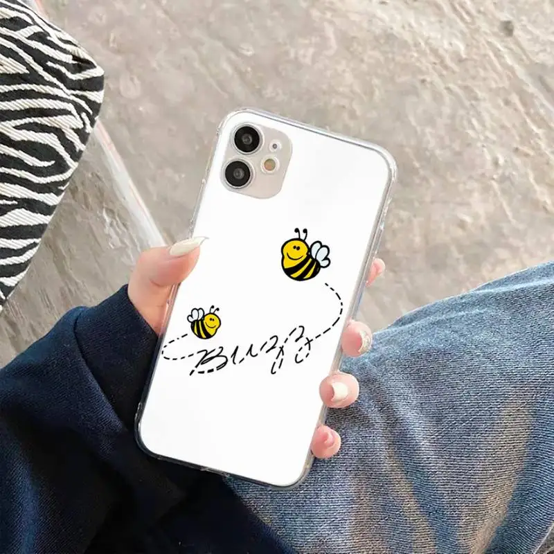 cute cartoon bee Phone Case Transparent for iPhone 11 12 mini pro XS MAX 8 7 6 6S Plus X 5S SE 2020 XR
cute cartoon bee Phone Case Transparent for iPhone 11 12 mini pro XS MAX 8 7 6 6S Plus X 5S SE 2020 XR