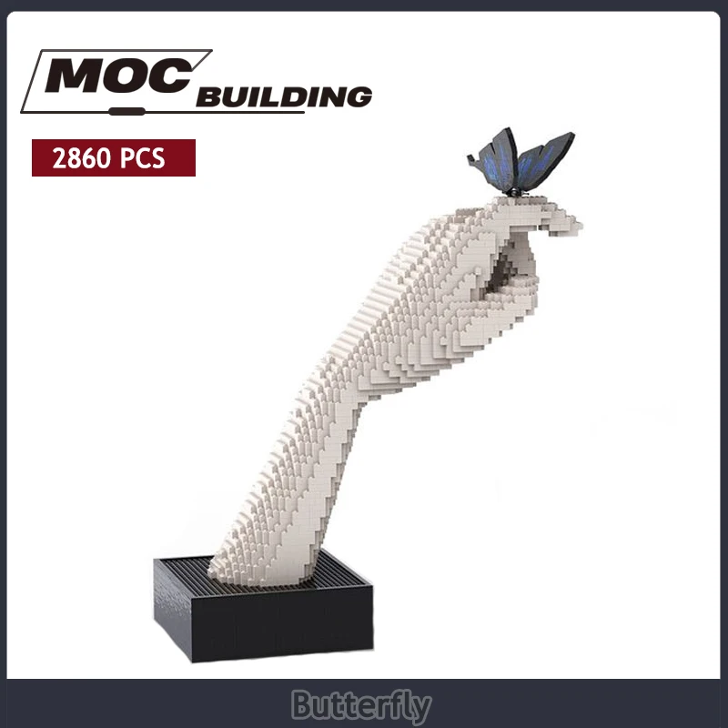 Classic Simulation Technology Insect Butterfly Building Block MOC Children's Toy Gift White Hand-shaped DIY Assembly Bricks
Classic Simulation Technology Insect Butterfly Building Block MOC Children's Toy Gift White Hand-shaped DIY Assembly Bricks