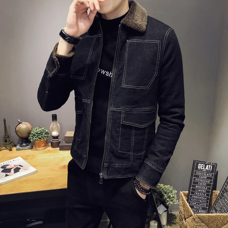 Зимние джинсовые пальто, мужские повседневные куртки с подкладкой, с длинным рукавом и воротником из меха ягненка, толстые женские шикарные...
Зимние джинсовые пальто, мужские повседневные куртки с подкладкой, с длинным рукавом и воротником из меха ягненка, толстые женские шикарные...