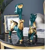 2 PCS/SET CARTOON DEER CERAMICS STATUETTE GOLDEN TEXTURE STATUE ORNAMENTS DESK DECOR CHILDREN'S ROOM DECORATION FIGURINES
2 PCS/SET CARTOON DEER CERAMICS STATUETTE GOLDEN TEXTURE STATUE ORNAMENTS DESK DECOR CHILDREN'S ROOM DECORATION FIGURINES
