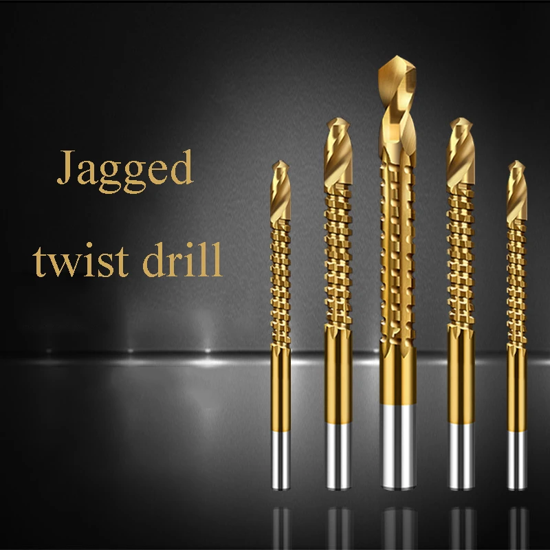 6 Pieces of Titanium-plated Woodworking Sawtooth Drill Slot Drill Saw Wire Drill Straight Shank Twist Drill Rotary Screw Set
6 Pieces of Titanium-plated Woodworking Sawtooth Drill Slot Drill Saw Wire Drill Straight Shank Twist Drill Rotary Screw Set