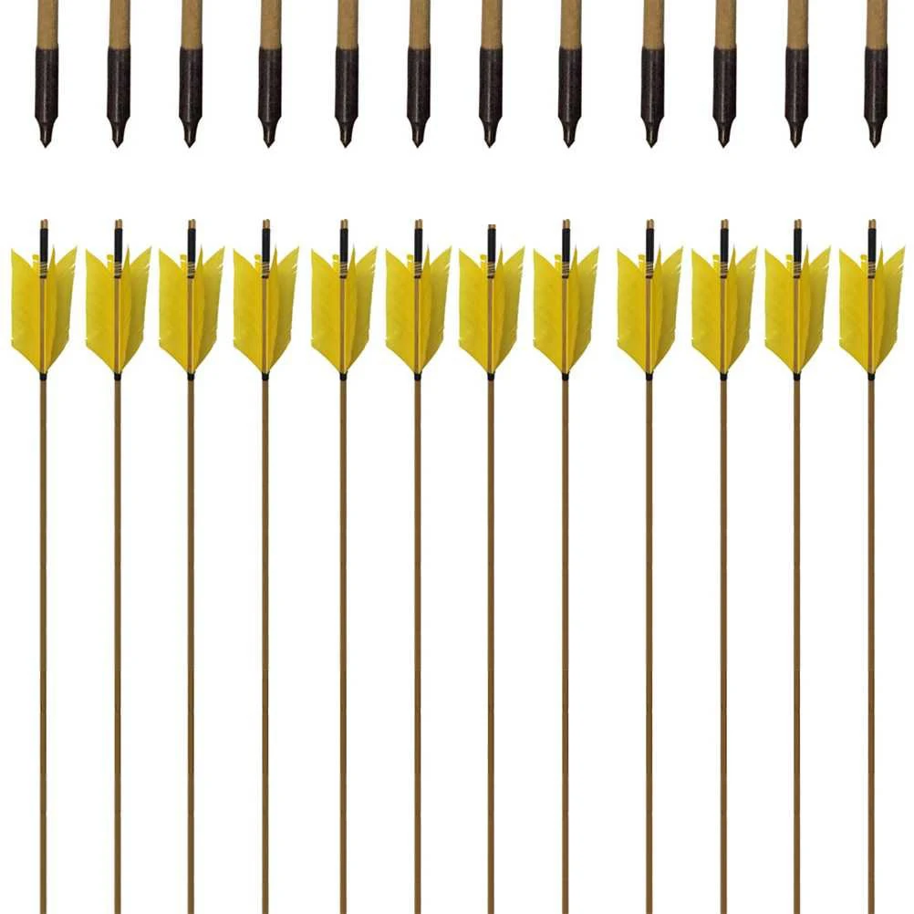 12/pk 28/30/32" Traditional Handmade Bamboo Arrows for Hunting Recurve Bow or Longbow Self Nock Bamboo Arrows for Longbow
12/pk 28/30/32" Traditional Handmade Bamboo Arrows for Hunting Recurve Bow or Longbow Self Nock Bamboo Arrows for Longbow