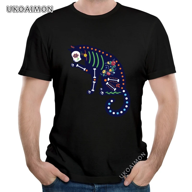 Новое поступление, свободные летние футболки с изображением котенка, скелета, черепа, кота, лизающего сахара, Молодежные футболки высокого ... 
Новое поступление, свободные летние футболки с изображением котенка, скелета, черепа, кота, лизающего сахара, Молодежные футболки высокого ...