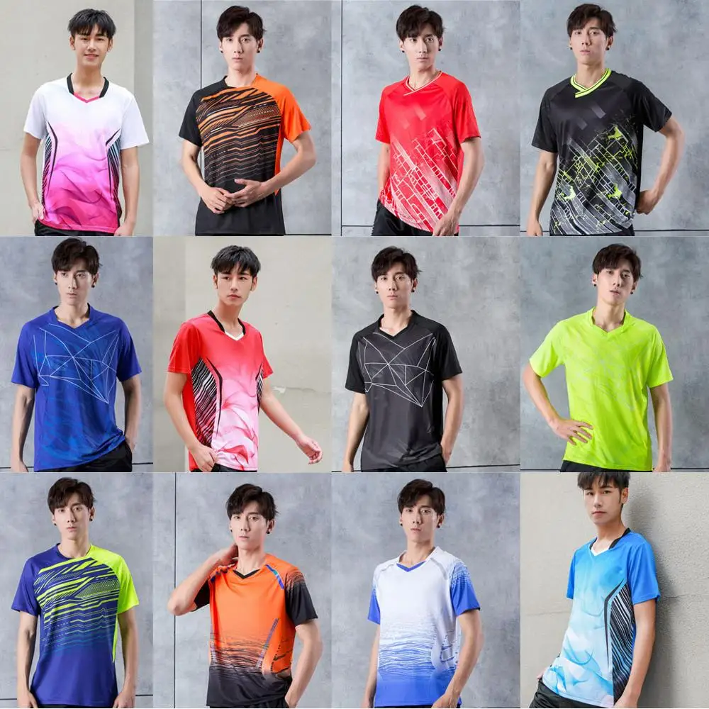2020 New Badminton shirts Men , sport shirt Tennis shirts For Male , Youth table tennis tshirt , Quick dry Ping Pong tshirts Kit
2020 New Badminton shirts Men , sport shirt Tennis shirts For Male , Youth table tennis tshirt , Quick dry Ping Pong tshirts Kit