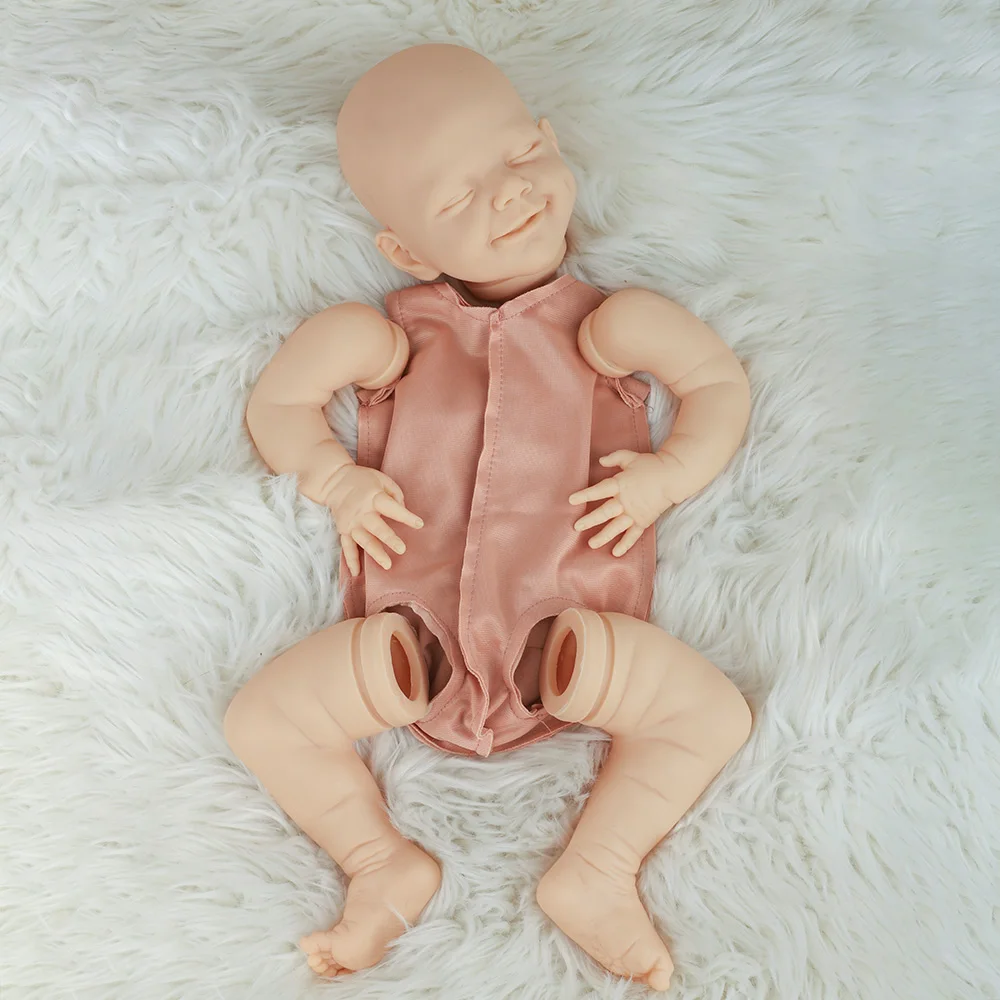 20 Inch Reborn Doll DIY Blank Doll Kit 50CM Realistic Newborn Cloth Body Baby Unpainted Unfinished Doll Parts
20 Inch Reborn Doll DIY Blank Doll Kit 50CM Realistic Newborn Cloth Body Baby Unpainted Unfinished Doll Parts