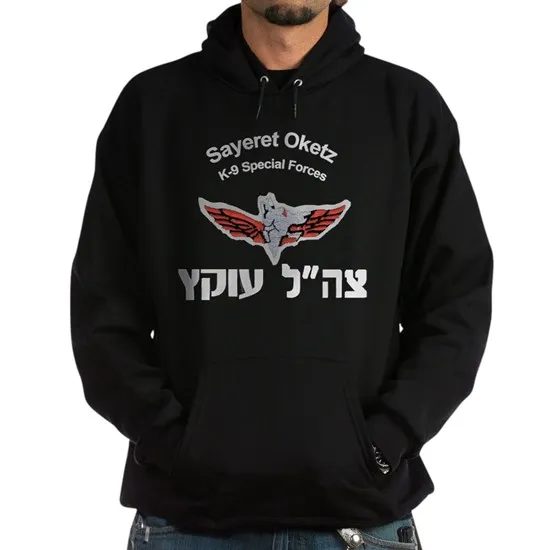 Sayeret Oketz K-9 Special Force Men's Hooded Sweatshirt Full Casual 100% Cotton Autumn and Winter Men Clothing
Sayeret Oketz K-9 Special Force Men's Hooded Sweatshirt Full Casual 100% Cotton Autumn and Winter Men Clothing