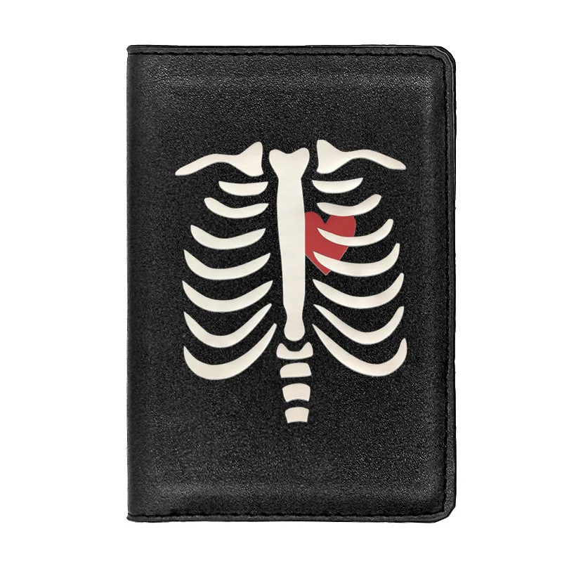 Punk Style Skletion Design Passport Cover Leather Men Women Slim ID Card Holder Pocket Wallet Case Travel Accessories 
Punk Style Skletion Design Passport Cover Leather Men Women Slim ID Card Holder Pocket Wallet Case Travel Accessories