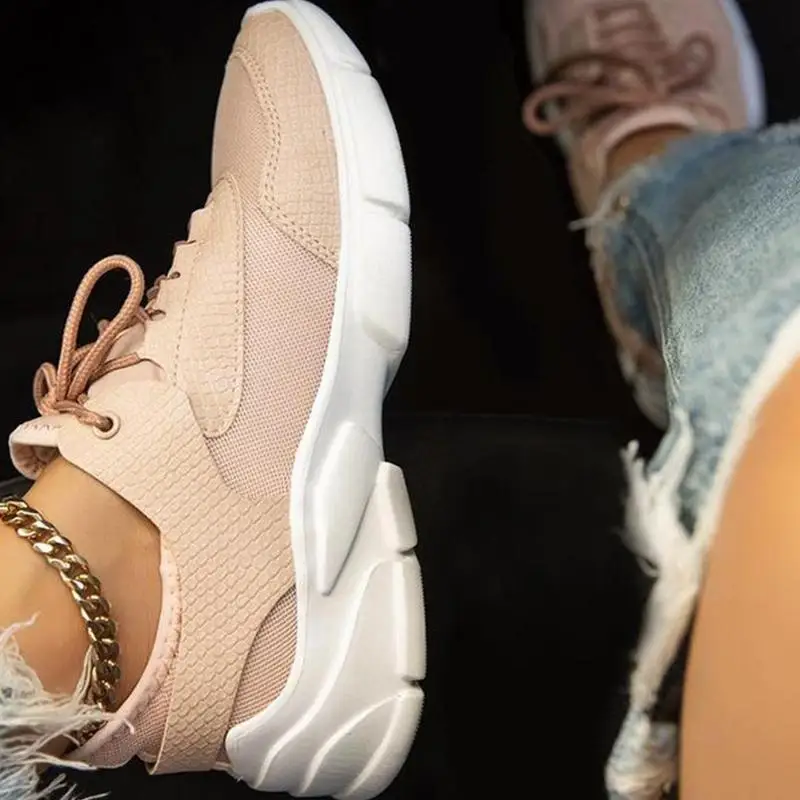Spring Flats Women Sneakers 2021 Fashion Lace-Up Sneakers Women Breathable Vulcanize Shoes Flats Casual Shoes zapatos de mujer
Spring Flats Women Sneakers 2021 Fashion Lace-Up Sneakers Women Breathable Vulcanize Shoes Flats Casual Shoes zapatos de mujer