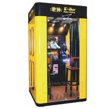 Shopping Malls K-bar Music Booth Practice Song Singing Room Amusement Video Arcade Machine Karaoke Mini KTV Game Machine