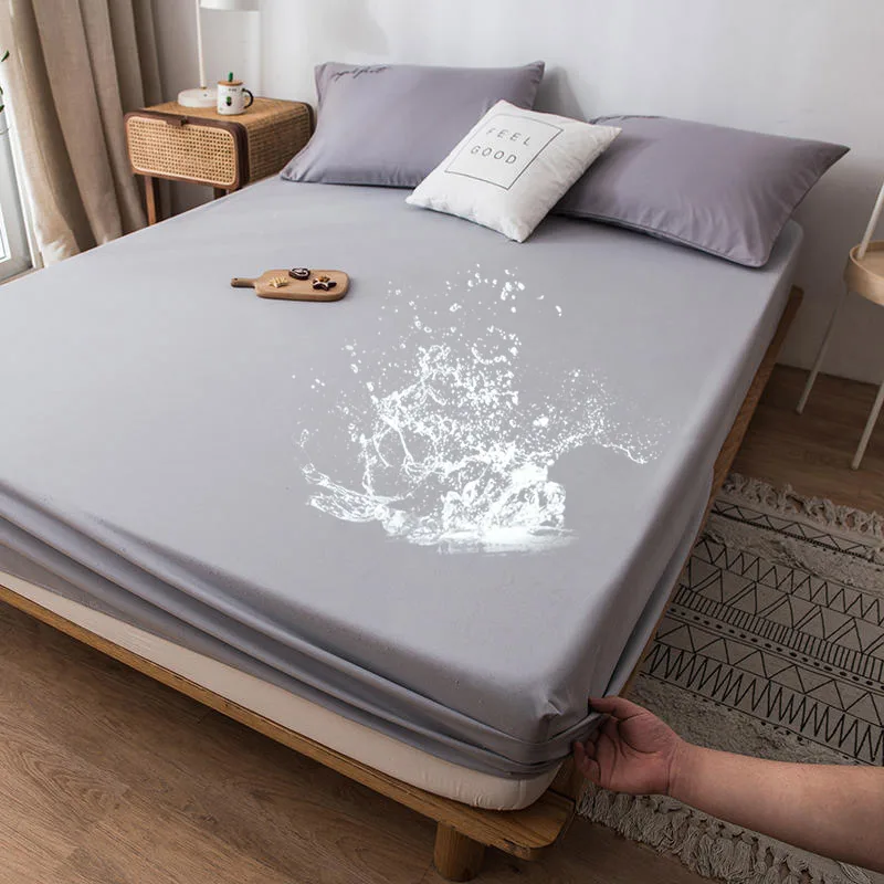 White Gray Bedspread on The Bed Double Dust Mattress Covers Elastic Fitted Sheet Pad Protector Deep Pocket Bed Cover 180*200
White Gray Bedspread on The Bed Double Dust Mattress Covers Elastic Fitted Sheet Pad Protector Deep Pocket Bed Cover 180*200