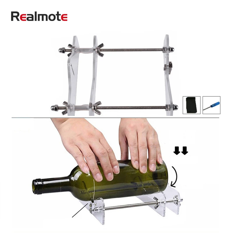 Профессиональный резак для пивных бутылок Realmote стеклянных инструменты сделай
