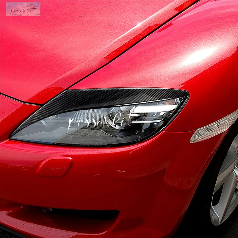 Car Styling Accessories Real Carbon Fiber Headlight Eyebrows Eyelids Trim for Mazda RX 8 RX8 2004-2008 Car Stickers High Quality
Car Styling Accessories Real Carbon Fiber Headlight Eyebrows Eyelids Trim for Mazda RX 8 RX8 2004-2008 Car Stickers High Quality