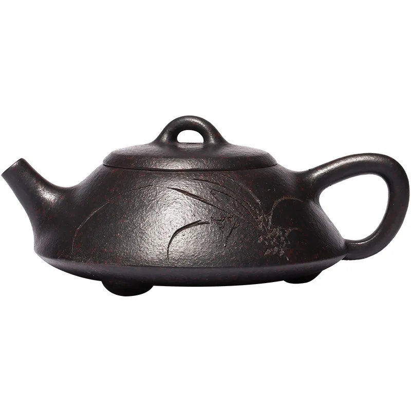 Zisha teapot handmade Yixing raw coal mine firewood kiln tea ceremony flat stone ladle teapot gift
Zisha teapot handmade Yixing raw coal mine firewood kiln tea ceremony flat stone ladle teapot gift