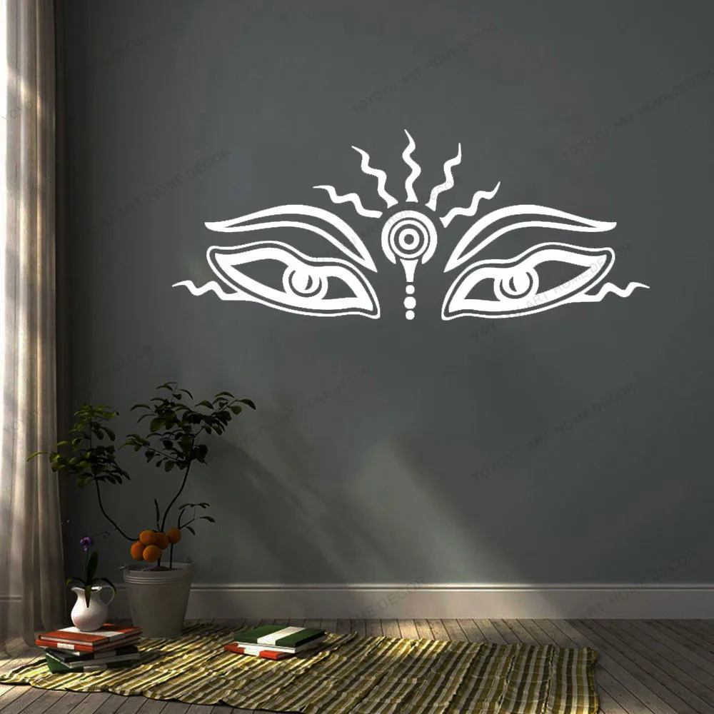 Indian Interior Design Buddha Eyes Wall Sticker Decal Home Living Room Decor Bedroom Wall Art Murals Waterproof CX656
Indian Interior Design Buddha Eyes Wall Sticker Decal Home Living Room Decor Bedroom Wall Art Murals Waterproof CX656