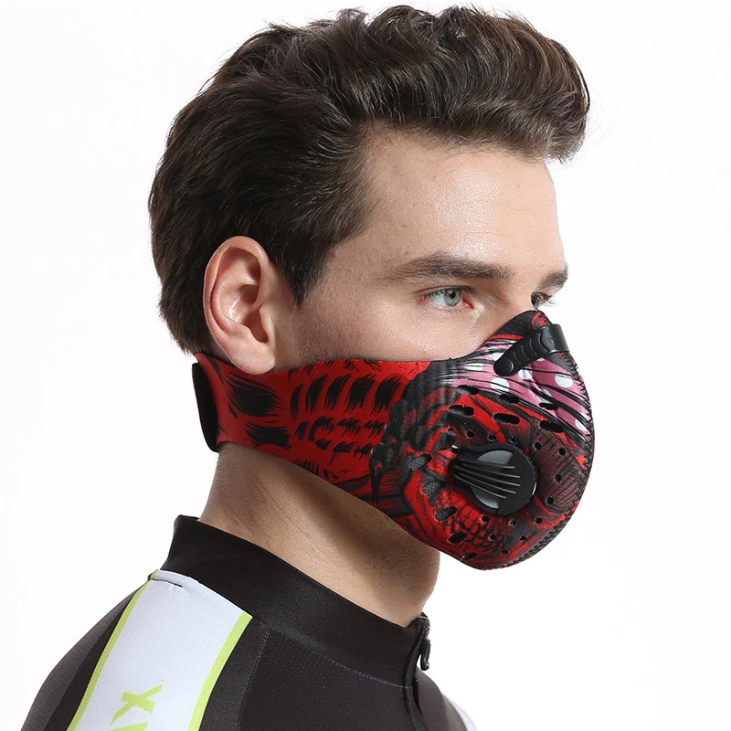 Велосипедная маска для лица активного отдыха против пыли загрязнения полумаска