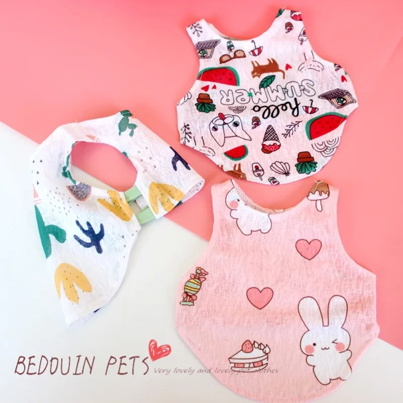 Super Cute Teacup Puppy Clothes Summer Yorkshire Terrier Clothes Fashion Pet Clothing for Cats Breathable Cool Small Dog Vests
Super Cute Teacup Puppy Clothes Summer Yorkshire Terrier Clothes Fashion Pet Clothing for Cats Breathable Cool Small Dog Vests