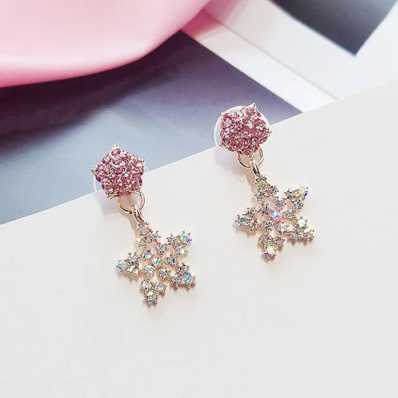 Boucle oreille femme2021 Trendy Sweet Five-Pointed Star Women's Stud Earrings Ornaments Rhinestones Fashion Jewelry New
Boucle oreille femme2021 Trendy Sweet Five-Pointed Star Women's Stud Earrings Ornaments Rhinestones Fashion Jewelry New