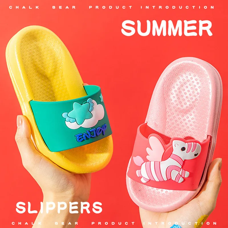 Wholesale Kids Slippers for Boys Girls Cute Cartoon Soft PVC Indoor Home Bath Children Slides Summer Shoes New Arrivals 2021
Wholesale Kids Slippers for Boys Girls Cute Cartoon Soft PVC Indoor Home Bath Children Slides Summer Shoes New Arrivals 2021